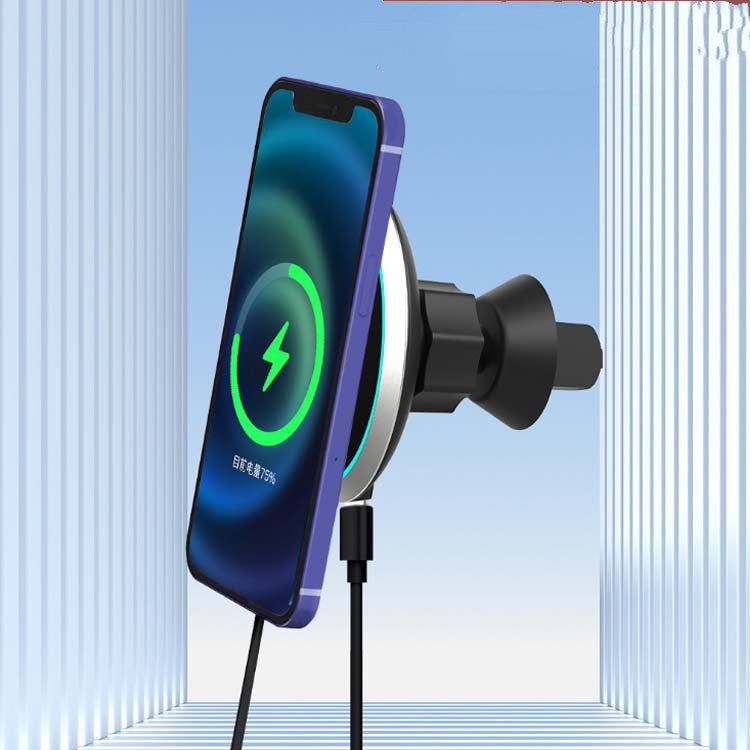 15W Magnetic Wireless Car Charger - Fast Charging Mount