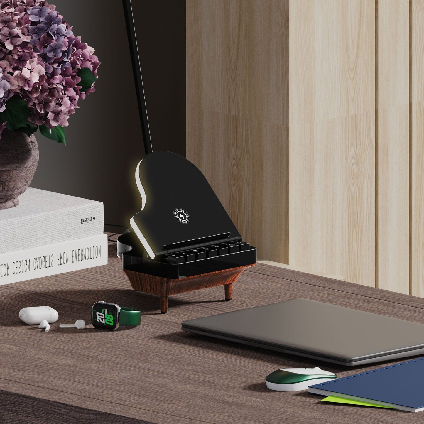 3-in-1 Wireless Charger Speaker with Phone Stand