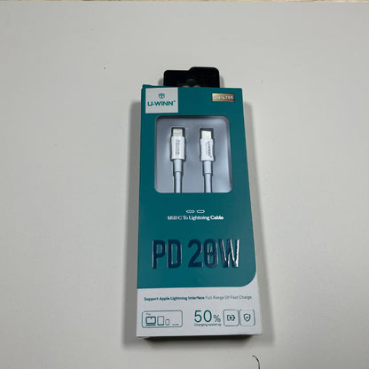 UWINN 20W USB-C to Lightning Cable - 1M White