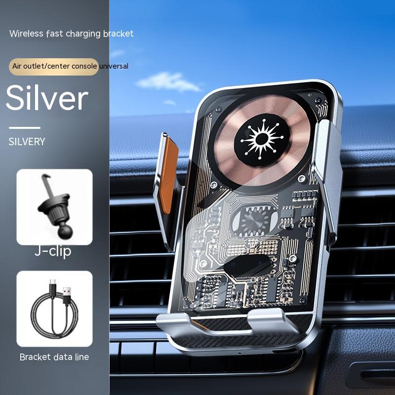 Wireless Car Charger - Auto-Clamping Fast Charging Mount