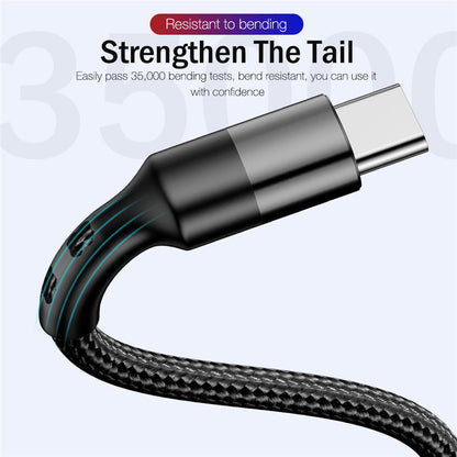 100W USB-C to USB-C Fast Charging Cable - 2m Braided PD