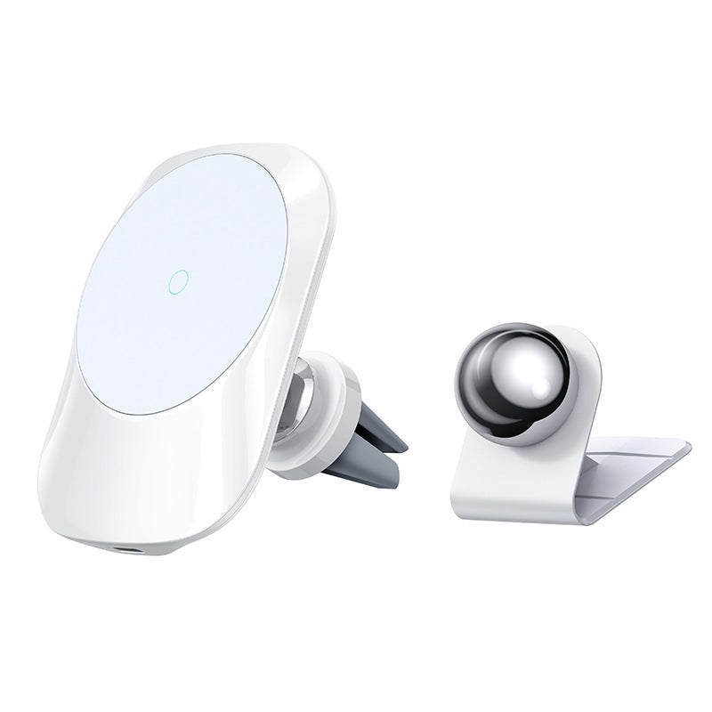 Magnetic Wireless Car Charger - 15W Fast Charging Mount