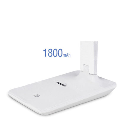 Wireless Charging LED Desk Lamp with USB Ports & Storage