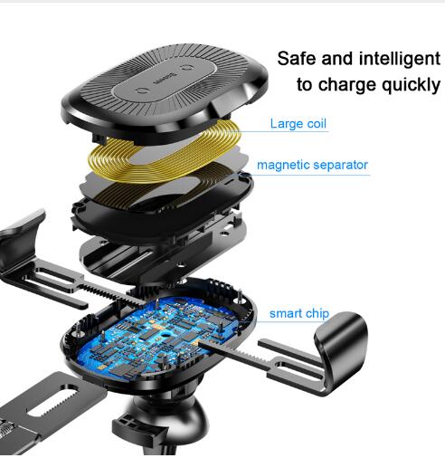 Wireless Car Charger Mount with Gravity Bracket