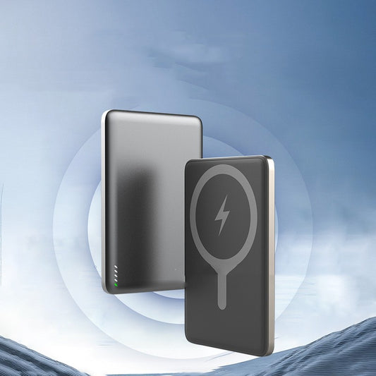 Ultra-Thin Magnetic Wireless Power Bank - 5000/10000mAh