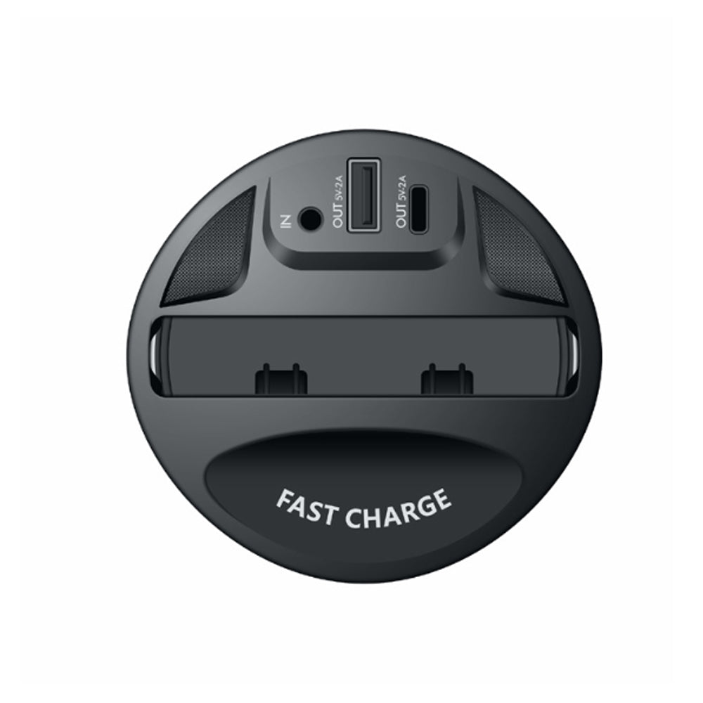 2-in-1 Wireless Car Charger - Fast Charging Mount