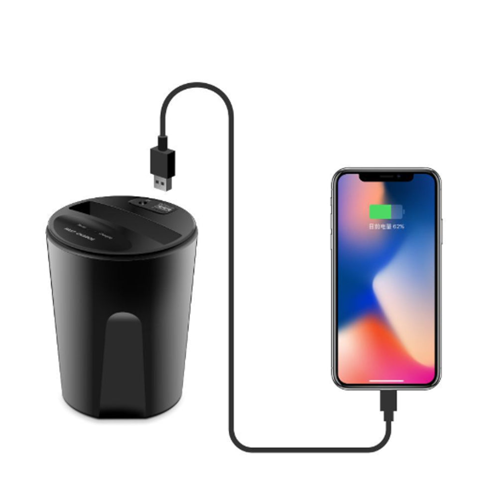 2-in-1 Wireless Car Charger - Fast Charging Mount