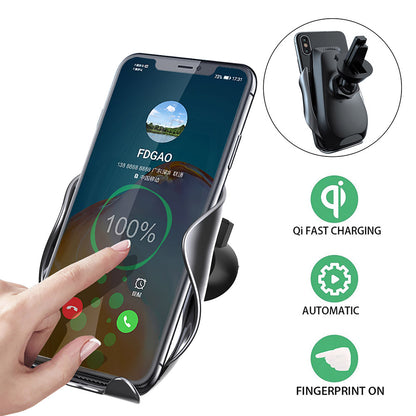 15W Wireless Car Charger - Infrared Sensor Fast Charging