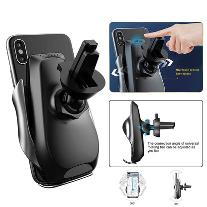 15W Wireless Car Charger - Infrared Sensor Fast Charging