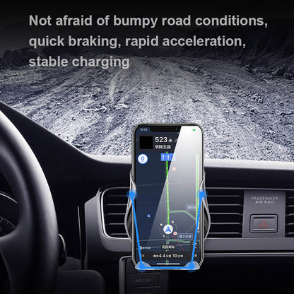 15W Wireless Car Charger - Infrared Sensor Fast Charging