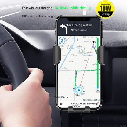 D12 Wireless Car Charger - 15W Fast Charging Air Vent Mount