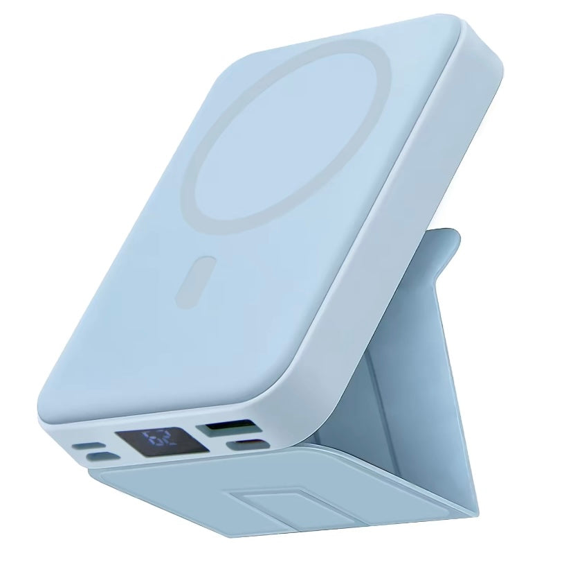 Magnetic 10,000mAh Power Bank for iPhone — Fast Wireless + USB-C PD + LED Display