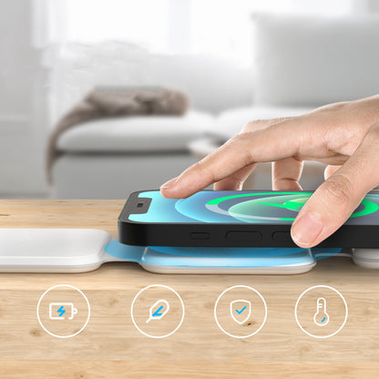 3-in-1 Magnetic Wireless Charger - Foldable Multi-Device
