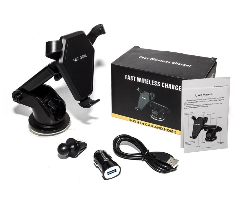 Wireless Car Charger - Fast Charging iPhone & Samsung