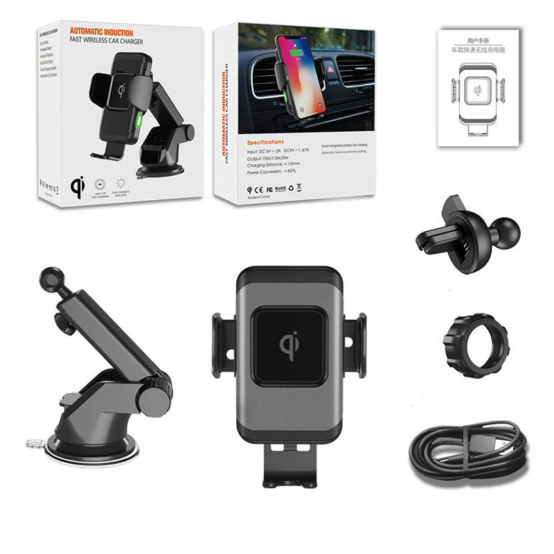 10W Wireless Car Charger - Qi Phone Mount | Techline Co