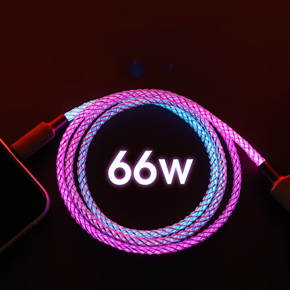 RGB Gaming Charging Cable - Fast Data Transfer for Streaming & Content Creation