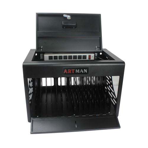 16-Slot Laptop Charging Cabinet - Secure Storage