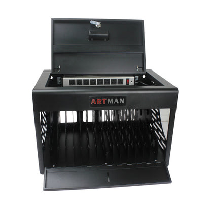 16-Slot Laptop Charging Cabinet - Secure Storage