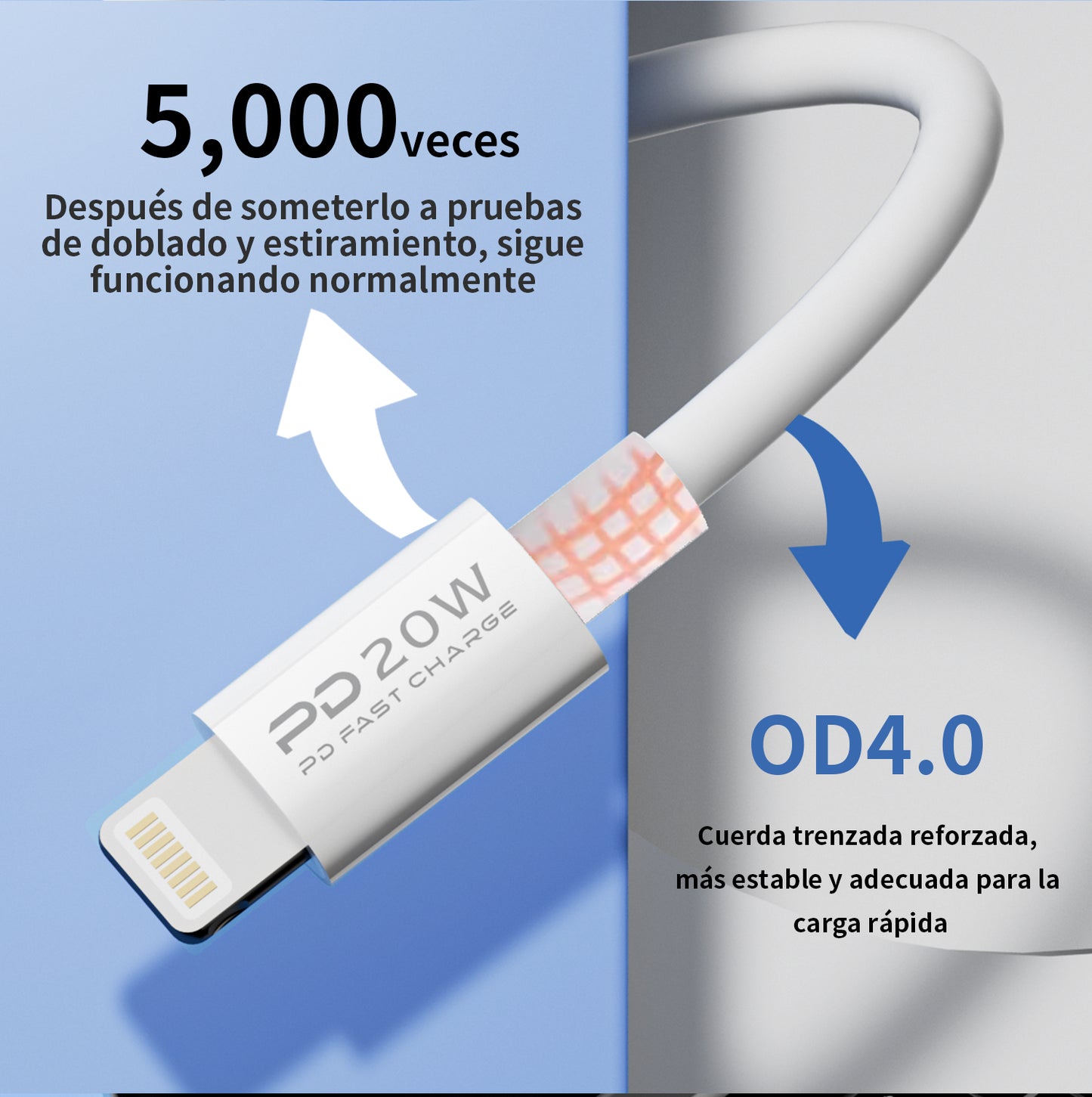 UWINN 20W USB-C to Lightning Cable - 1M White