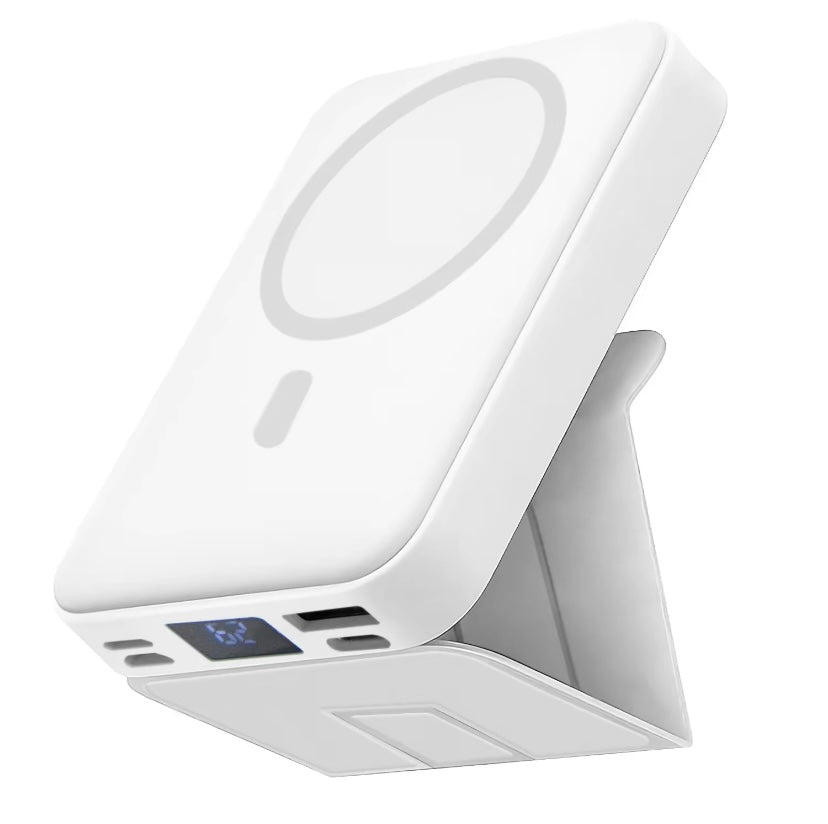 Magnetic 10,000mAh Power Bank for iPhone — Fast Wireless + USB-C PD + LED Display