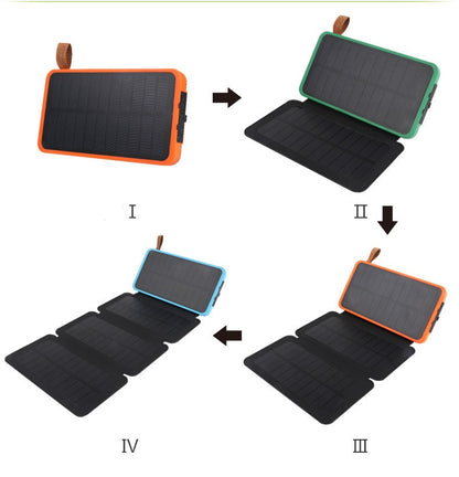 Portable Solar Charger - Foldable Power Bank
