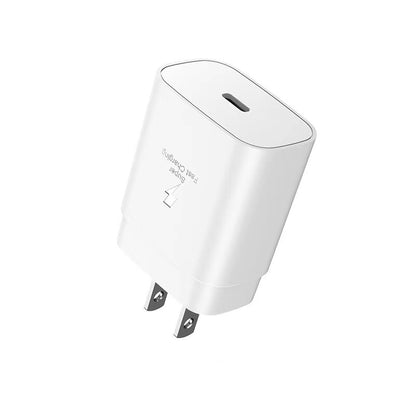 25W USB-C Fast Charger - Universal Wall Adapter (US/EU/UK)