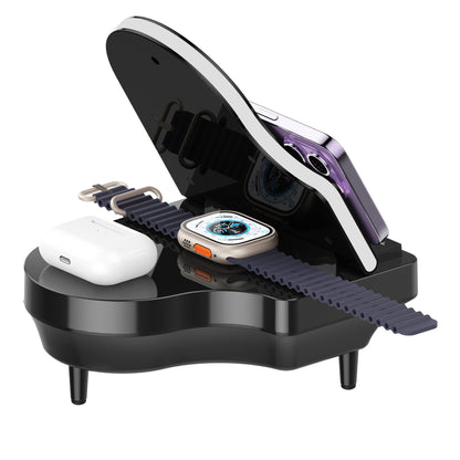 3-in-1 Wireless Charger Speaker with Phone Stand