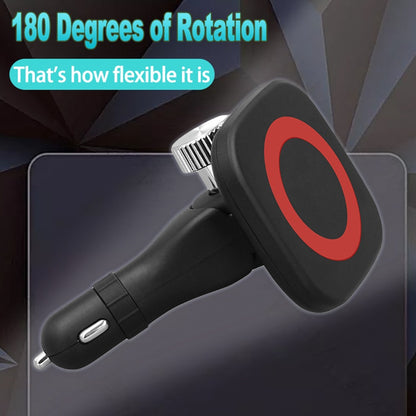 360° Magnetic Wireless Car Charger - Qi-Certified