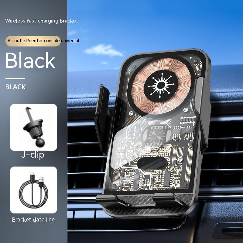 Wireless Car Charger - Auto-Clamping Fast Charging Mount