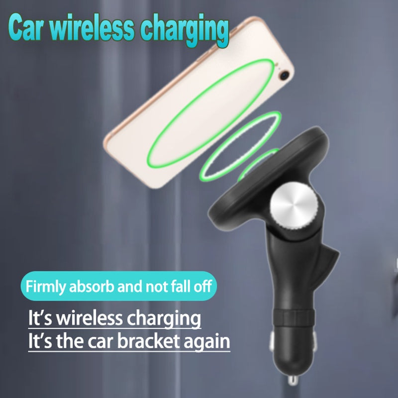 360° Magnetic Wireless Car Charger - Qi-Certified