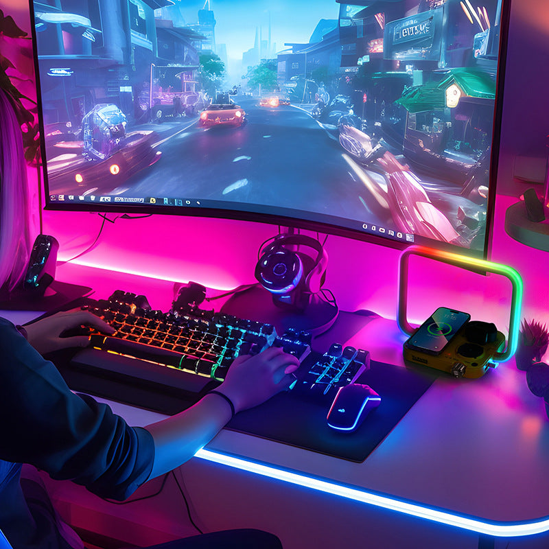 3-in-1 Wireless Charging Station with Night Light