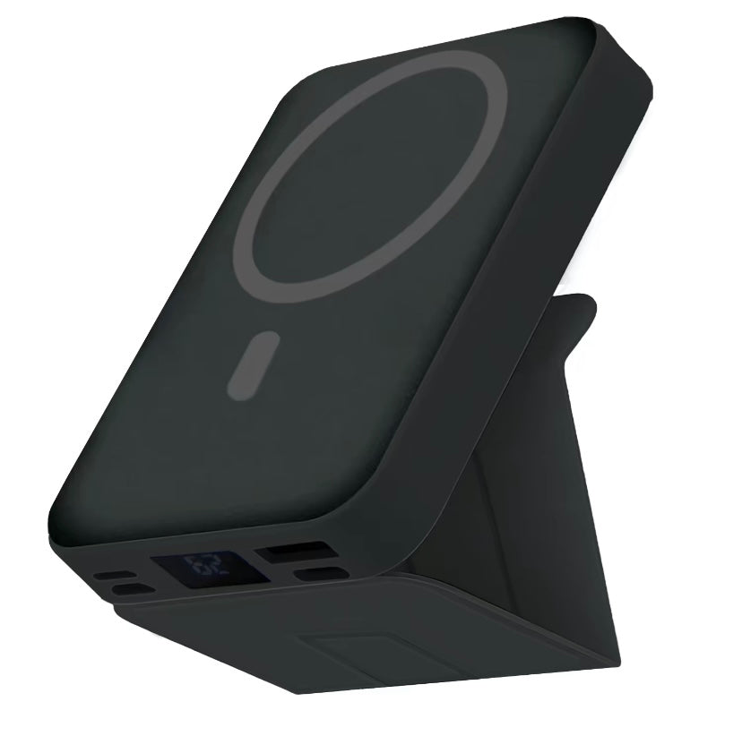 Magnetic 10,000mAh Power Bank for iPhone — Fast Wireless + USB-C PD + LED Display