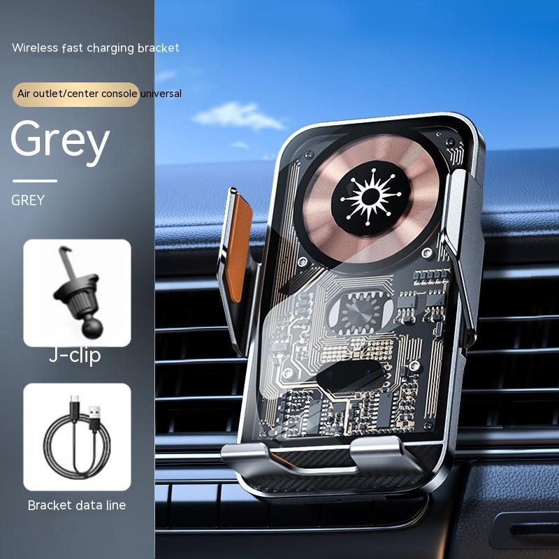 Wireless Car Charger - Auto-Clamping Fast Charging Mount