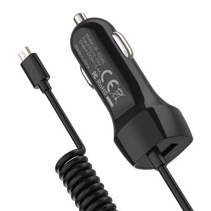 USB Car Charger with Cable - Fast Charging