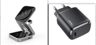 3-in-1 Magnetic Wireless Charger - iPhone, Watch & AirPods