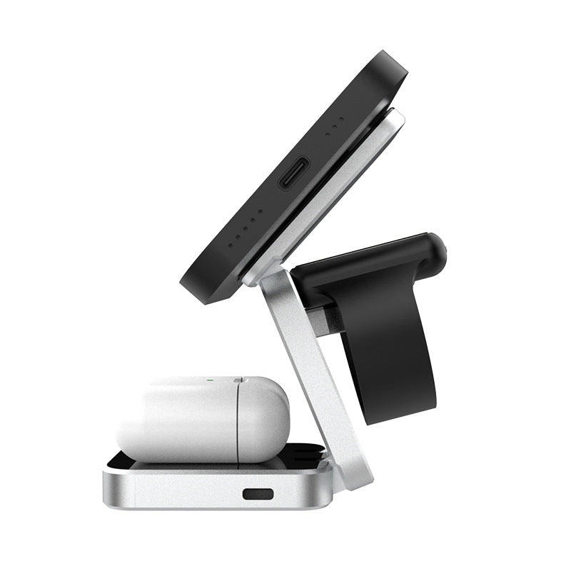 3-in-1 Magnetic Wireless Charger - iPhone, Watch & AirPods