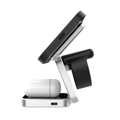 3-in-1 Magnetic Wireless Charger - iPhone, Watch & AirPods