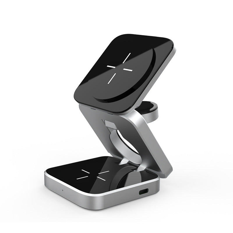 3-in-1 Magnetic Wireless Charger - iPhone, Watch & AirPods