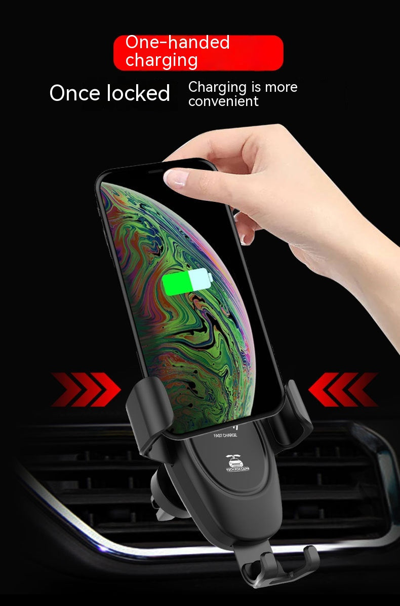 D12 Wireless Car Charger - 15W Fast Charging Air Vent Mount