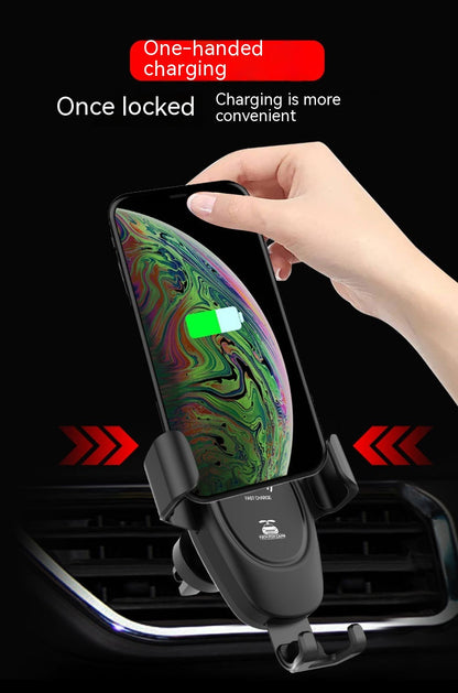 D12 Wireless Car Charger - 15W Fast Charging Air Vent Mount