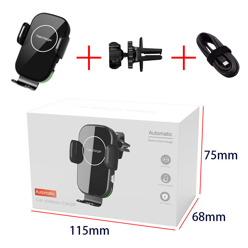 Wireless Car Charger Mount - Auto-Clamping Phone Holder