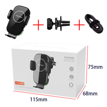 Wireless Car Charger Mount - Auto-Clamping Phone Holder