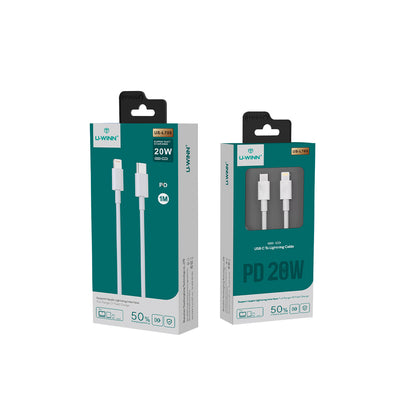 UWINN 20W USB-C to Lightning Cable - 1M White