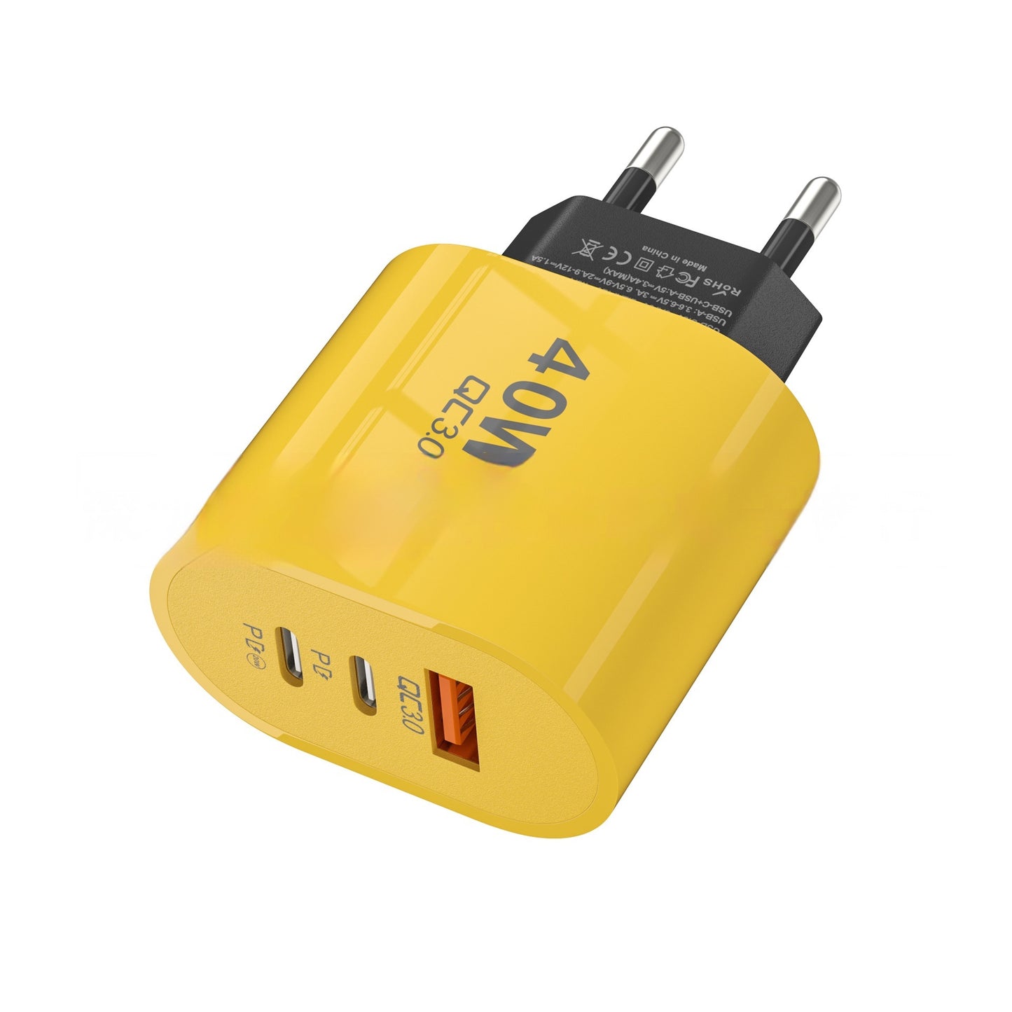 40W Multi-Port Fast Charger - Universal USB Charging Station