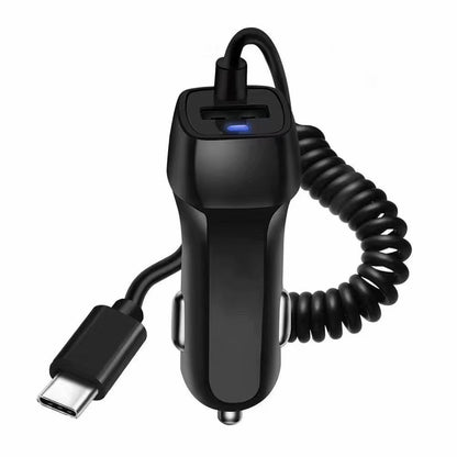 USB Car Charger with Cable - Fast Charging
