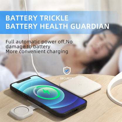 3-in-1 Magnetic Wireless Charger - Foldable Multi-Device