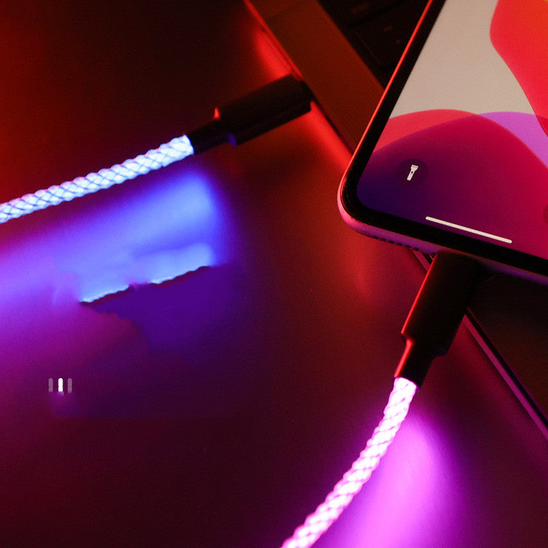 RGB Gaming Charging Cable - Fast Data Transfer for Streaming & Content Creation