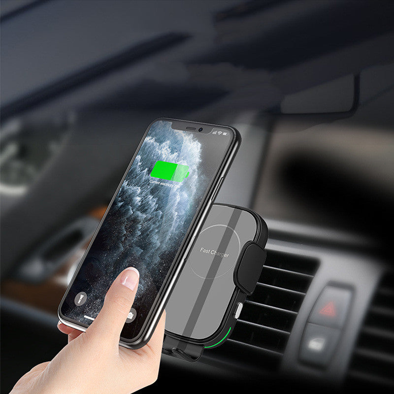 Wireless Car Charger Mount - Auto-Clamping Phone Holder
