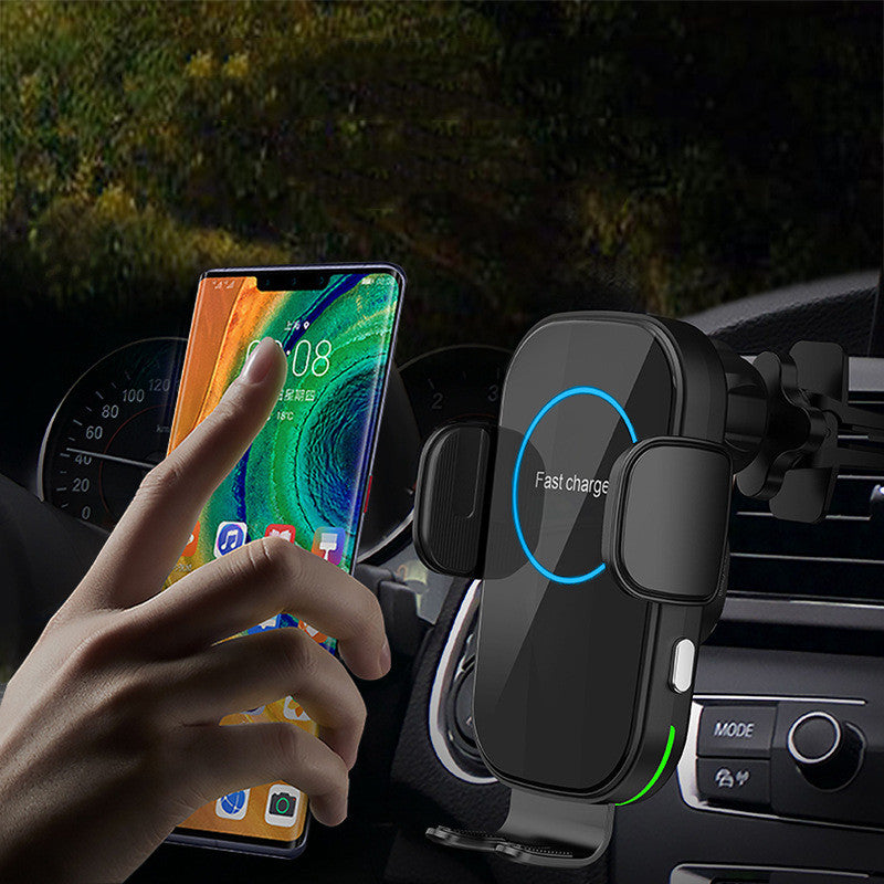 Wireless Car Charger Mount - Auto-Clamping Phone Holder
