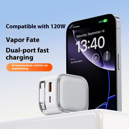 65W GaN Charger - 3-Port USB-C with AI Temperature Control